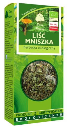 HERBATKA LIŚĆ MNISZKA BIO 25 g - DARY NATURY DARY NATURY - herbatki