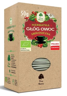HERBATKA OWOC GŁOGU BIO (25 x 2 g) 50 g - DARY NATURY DARY NATURY - herbatki