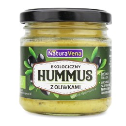 HUMMUS Z OLIWKAMI BIO 185 g - NATURAVENA NATURAVENA BIO