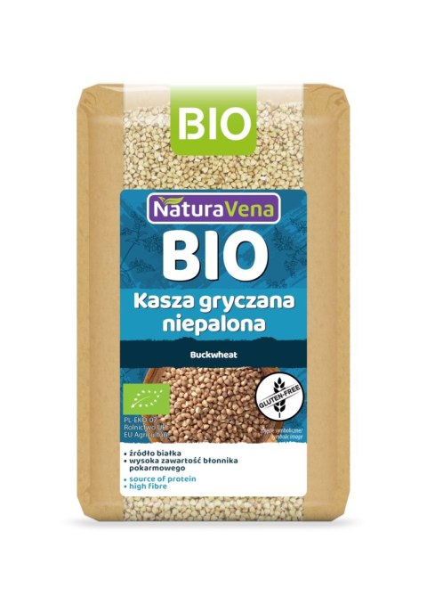 KASZA GRYCZANA NIEPALONA BEZGLUTENOWA BIO 500 g - NATURAVENA NATURAVENA BIO KASZA GRYCZANA NIEPALONA BEZGLUTENOWA BIO 500 g - NATURAVENA NATURAVENA BIO