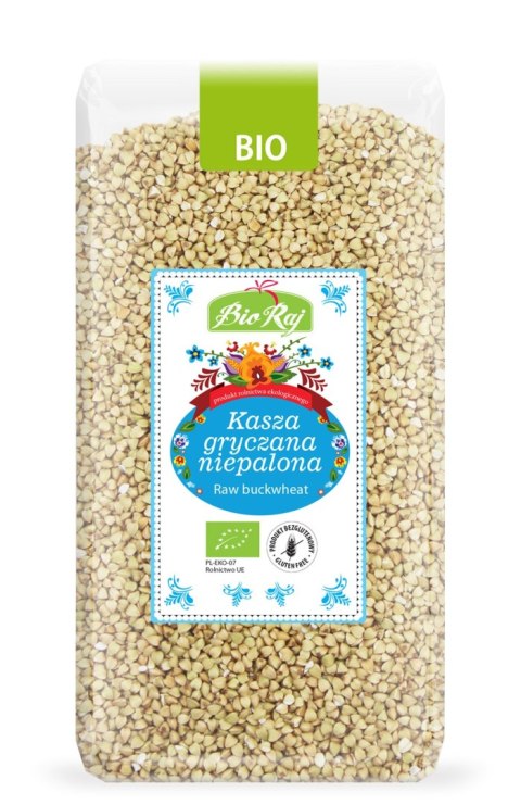 KASZA GRYCZANA NIEPALONA BEZGLUTENOWA BIO (POLSKA) 500 g - BIO RAJ BIO RAJ (100 % z Polski) KASZA GRYCZANA NIEPALONA BEZGLUTENOWA BIO (POLSKA) 500 g - BIO RAJ BIO RAJ (100 % z Polski)