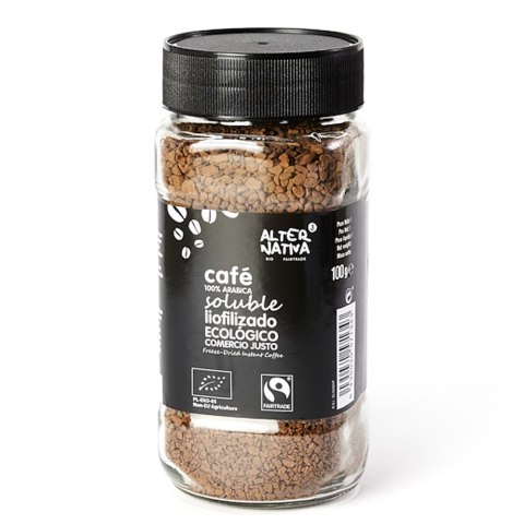 KAWA ROZPUSZCZALNA ARABICA 100 % FAIR TRADE BIO 100 g - ALTERNATIVA3 ALTERNATIVA3 (kawy, lizaki, cukier, kakao) KAWA ROZPUSZCZALNA ARABICA 100 % FAIR TRADE BIO 100 g - ALTERNATIVA3 ALTERNATIVA3 (kawy, lizaki, cukier, kakao)