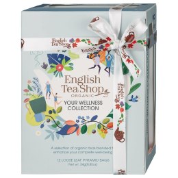 KOLEKCJA HERBATEK OWOCOWO - ZIOŁOWYCH BIO PIRAMIDKI (YOUR WELLNESS - 6 SMAKÓW) (12 x 2 g) 24 g - ENGLISH TEA SHOP ENGLISH TEA SHOP ORGANIC (herbaty)