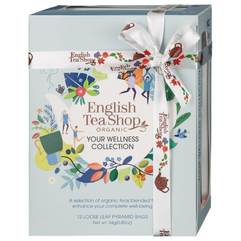KOLEKCJA HERBATEK OWOCOWO - ZIOŁOWYCH BIO PIRAMIDKI (YOUR WELLNESS - 6 SMAKÓW) (12 x 2 g) 24 g - ENGLISH TEA SHOP ENGLISH TEA SHOP ORGANIC (herbaty) KOLEKCJA HERBATEK OWOCOWO - ZIOŁOWYCH BIO PIRAMIDKI (YOUR WELLNESS - 6 SMAKÓW) (12 x 2 g) 24 g - ENGLISH TEA SHOP ENGLISH TEA SHOP ORGANIC (herbaty)