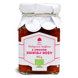 KONFITURA Z OWOCÓW DZIKIEJ RÓŻY BIO 180 g - DARY NATURY DARY NATURY - inne