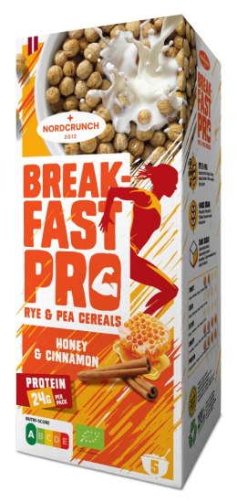 KULKI PROTEINOWE MIODOWO - CYNAMONOWE BIO 150 g - NORDCRUNCH (BREAKFAST PRO) NORDCRUNCH (chrupki, produkty śniadaniowe)