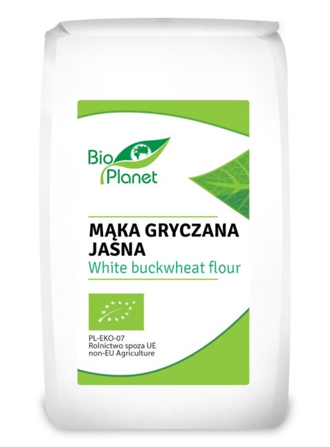 MĄKA GRYCZANA JASNA BIO 500 g - BIO PLANET BIO PLANET - seria MĄKI I SKROBIE MĄKA GRYCZANA JASNA BIO 500 g - BIO PLANET BIO PLANET - seria MĄKI I SKROBIE
