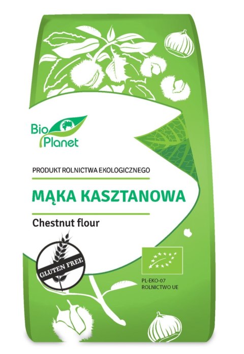 MĄKA KASZTANOWA BEZGLUTENOWA BIO 250 g - BIO PLANET BIO PLANET - seria MĄKI I SKROBIE MĄKA KASZTANOWA BEZGLUTENOWA BIO 250 g - BIO PLANET BIO PLANET - seria MĄKI I SKROBIE