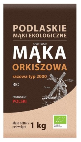 MĄKA ORKISZOWA RAZOWA TYP 2000 BIO 1 kg - BIO LIFE (MĄKI PODLASKIE) BIO LIFE (mąki)