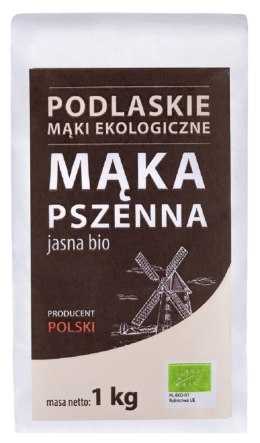 MĄKA PSZENNA JASNA TYP 550 BIO 1 kg - BIO LIFE (MĄKI PODLASKIE) BIO LIFE (mąki)