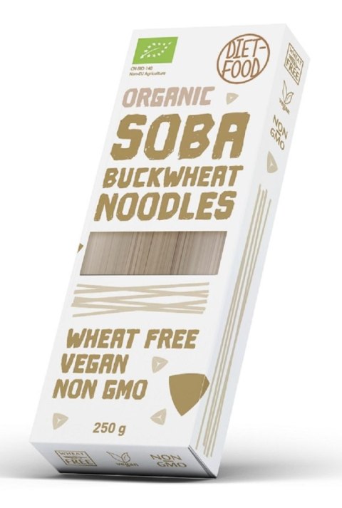 MAKARON (GRYCZANY) NOODLE SOBA BIO 250 g - DIET-FOOD DIET-FOOD