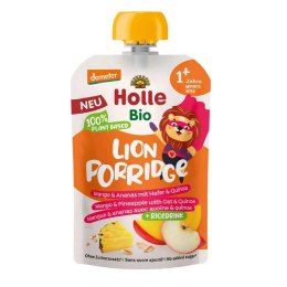 MUS OWSIANKOWY LEW (JABŁKO - RYŻ - MANGO - ANANAS - QUINOA) OD 1 ROKU DEMETER BIO 110 g - HOLLE HOLLE (żywność dla niemowląt)