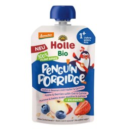 MUS OWSIANKOWY PINGWIN (JABŁKO - RYŻ - OWOCE JAGODOWE - QUINOA) OD 1 ROKU DEMETER BIO 110 g - HOLLE HOLLE (żywność dla niemowląt)