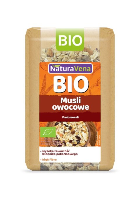 MUSLI OWOCOWE BIO 300 g - NATURAVENA NATURAVENA BIO MUSLI OWOCOWE BIO 300 g - NATURAVENA NATURAVENA BIO