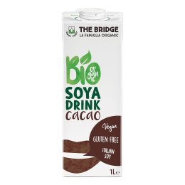 NAPÓJ SOJOWY O SMAKU CZEKOLADOWYM BEZGLUTENOWY BIO 1 L - THE BRIDGE THE BRIDGE (napoje i desery roślinne)