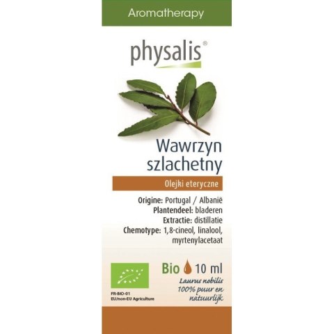 OLEJEK ETERYCZNY WAWRZYN SZLACHETNY BIO 10 ml - PHYSALIS PHYSALIS (olejki eteryczne, suplementy) OLEJEK ETERYCZNY WAWRZYN SZLACHETNY BIO 10 ml - PHYSALIS PHYSALIS (olejki eteryczne, suplementy)