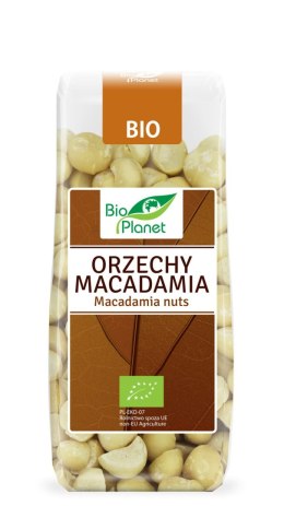 ORZECHY MACADAMIA BIO 200 g - BIO PLANET BIO PLANET - seria BRĄZOWA (orzechy i pestki)
