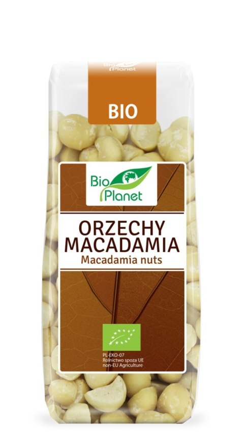 ORZECHY MACADAMIA BIO 200 g - BIO PLANET BIO PLANET - seria BRĄZOWA (orzechy i pestki) ORZECHY MACADAMIA BIO 200 g - BIO PLANET BIO PLANET - seria BRĄZOWA (orzechy i pestki)