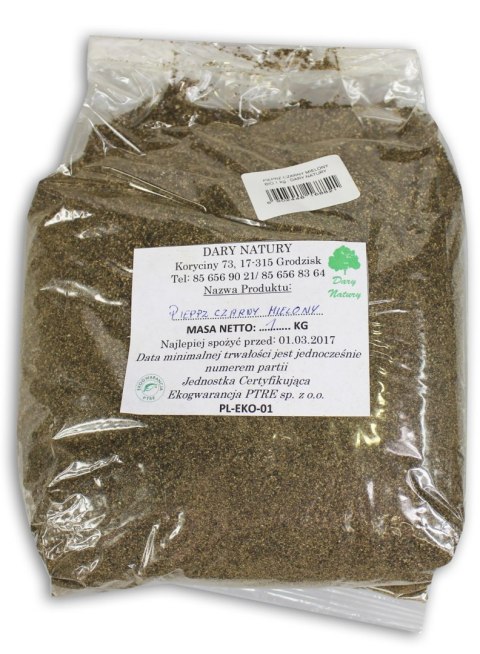 PIEPRZ CZARNY MIELONY BIO 500 g - HORECA (DARY NATURY) HORECA BIO - pozostałe PIEPRZ CZARNY MIELONY BIO 500 g - HORECA (DARY NATURY) HORECA BIO - pozostałe