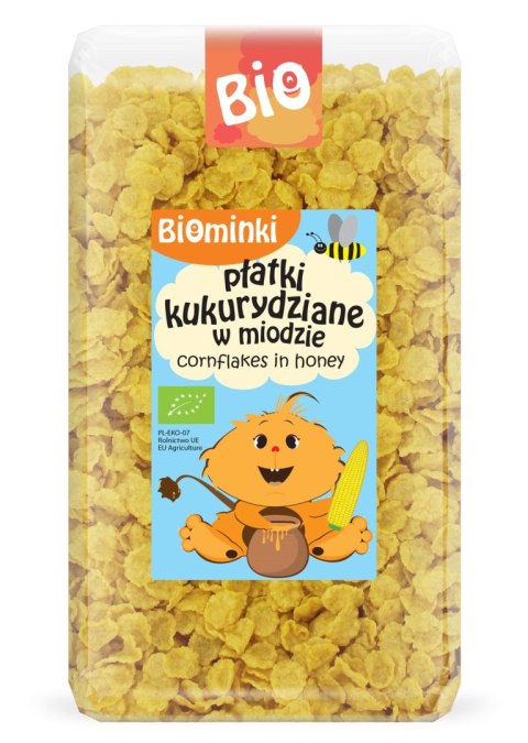 PŁATKI KUKURYDZIANE W MIODZIE BIO 300 g - BIOMINKI BIOMINKI (przekąski dla dzieci, kaszki) PŁATKI KUKURYDZIANE W MIODZIE BIO 300 g - BIOMINKI BIOMINKI (przekąski dla dzieci, kaszki)