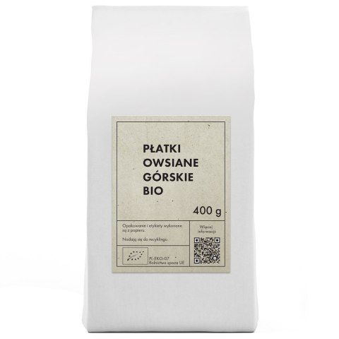 PŁATKI OWSIANE GÓRSKIE BIO 400 g - THE PLANET THE PLANET PŁATKI OWSIANE GÓRSKIE BIO 400 g - THE PLANET THE PLANET