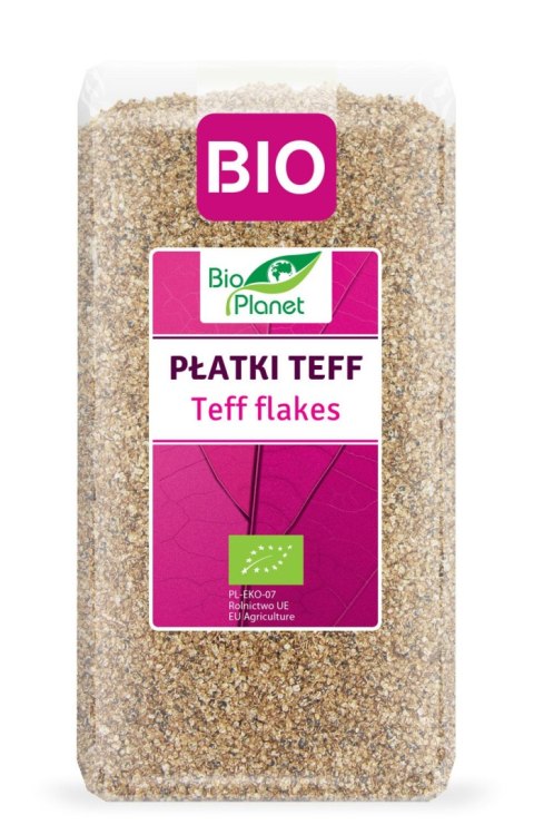 PŁATKI TEFF BIO 300 g - BIO PLANET BIO PLANET - seria RÓŻOWA (płatki, otręby, musli) PŁATKI TEFF BIO 300 g - BIO PLANET BIO PLANET - seria RÓŻOWA (płatki, otręby, musli)