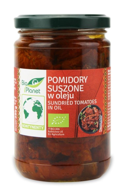 POMIDORY SUSZONE W OLEJU BIO 280 g (130 g) - BIO PLANET BIO PLANET - seria INNE