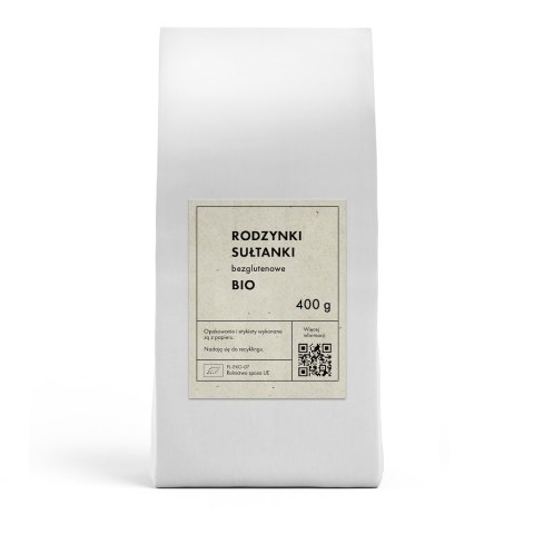 RODZYNKI SUŁTANKI BEZGLUTENOWE BIO 400 g - THE PLANET THE PLANET (Zakupy przyjazne Ziemi) RODZYNKI SUŁTANKI BEZGLUTENOWE BIO 400 g - THE PLANET THE PLANET (Zakupy przyjazne Ziemi)