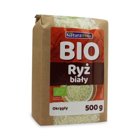 RYŻ BIAŁY OKRĄGŁY BIO 500 g - NATURAVENA NATURAVENA BIO RYŻ BIAŁY OKRĄGŁY BIO 500 g - NATURAVENA NATURAVENA BIO