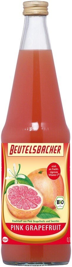 SOK Z RÓŻOWYCH GREJPFRUTÓW NFC BIO 700 ml - BEUTELSBACHER BEUTELSBACHER (soki, napoje, ocet jabłkowy)