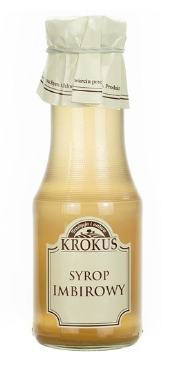 SYROP IMBIROWY BEZGLUTENOWY 355 g (280 ml) - KROKUS KROKUS (przetwory owocowe i warzywne) SYROP IMBIROWY BEZGLUTENOWY 355 g (280 ml) - KROKUS KROKUS (przetwory owocowe i warzywne)