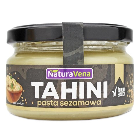 TAHINI (PASTA SEZAMOWA) 185 g - NATURAVENA NATURAVENA TAHINI (PASTA SEZAMOWA) 185 g - NATURAVENA NATURAVENA