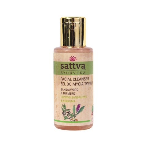 ŻEL DO MYCIA TWARZY DRZEWO SANDAŁOWE I KURKUMA 100 ml - SATTVA SATTVA (kadzidła, kosmetyki) ŻEL DO MYCIA TWARZY DRZEWO SANDAŁOWE I KURKUMA 100 ml - SATTVA SATTVA (kadzidła, kosmetyki)