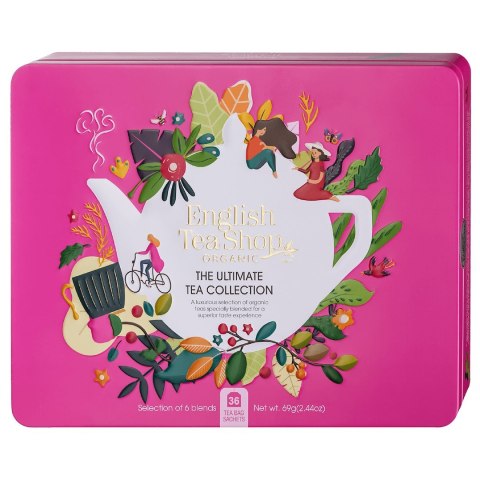 ZESTAW HERBAT I HERBATEK CODZIENNYCH BIO W PUSZCE (THE ULTIMATE - 6 SMAKÓW) (36 x 1,96 g) 70,5 g - ENGLISH TEA SHOP ORGANIC ENGLISH TEA SHOP ORGANIC (herbaty) ZESTAW HERBAT I HERBATEK CODZIENNYCH BIO W PUSZCE (THE ULTIMATE - 6 SMAKÓW) (36 x 1,96 g) 70,5 g - ENGLISH TEA SHOP ORGANIC ENGLISH TEA SHOP ORGANIC (herbaty)