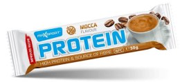 BATON PROTEINOWY O SMAKU KAWOWYM W MLECZNEJ CZEKOLADZIE BEZGLUTENOWY 50 g - MAXSPORT MAXSPORT (batony, kremy, makarony)