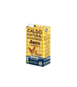BULION Z KURCZAKA BEZ DODATKU SOLI W PŁYNIE BEZGLUTENOWY BIO 1 L - ANETO NATURAL ANETO (buliony)
