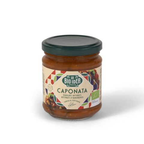 CAPONATA Z BAKŁAŻANA BIO 200 g - LA BIO IDEA LA BIO IDEA (makarony, strączkowe,sosy pomidorowe) CAPONATA Z BAKŁAŻANA BIO 200 g - LA BIO IDEA LA BIO IDEA (makarony, strączkowe,sosy pomidorowe)