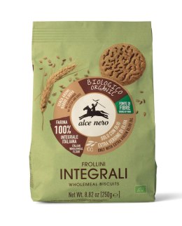 CIASTKA PEŁNOZIARNISTE Z OLIWĄ Z OLIWEK EXTRA VIRGIN (6,7 %) BIO 250 g - ALCE NERO ALCE NERO (włoskie produkty)