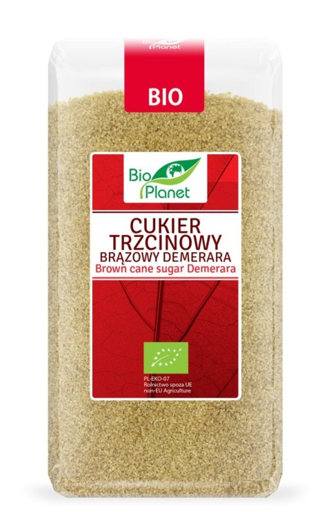 CUKIER TRZCINOWY DEMERARA BIO 500 g - BIO PLANET BIO PLANET - seria CZERWONA (cukry, syropy) CUKIER TRZCINOWY DEMERARA BIO 500 g - BIO PLANET BIO PLANET - seria CZERWONA (cukry, syropy)