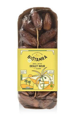 DAKTYLE DEGLET NOUR ŚWIEŻE Z PESTKĄ BIO 250 g - BIOTAMRA BIOTAMRA (produkty z daktyli)