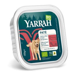 (DLA PSA) PASZTET Z WOŁOWINY I KURCZKA Z ALGAMI MORSKIMI BIO 150 g - YARRAH YARRAH (karma dla kotów i psów)