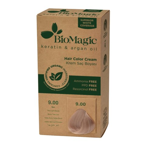 FARBA DO WŁOSÓW BARDZO JASNY BLOND (9.00) 250 g - BIOMAGIC BIOMAGIC (farby do włosów) FARBA DO WŁOSÓW BARDZO JASNY BLOND (9.00) 250 g - BIOMAGIC BIOMAGIC (farby do włosów)