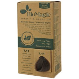 FARBA DO WŁOSÓW INTENSYWNY POPIELATY BLOND (7.11) 250 g - BIOMAGIC BIOMAGIC (farby do włosów)