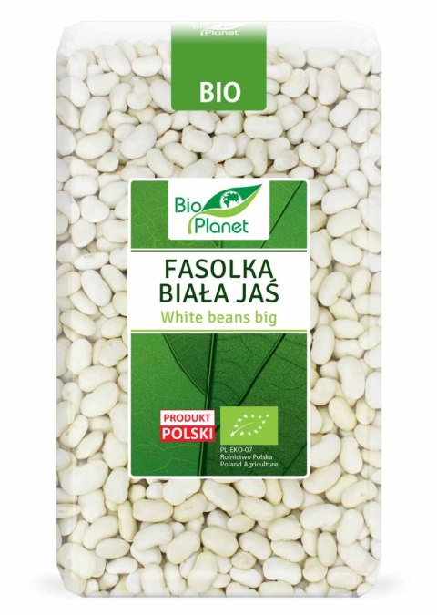 FASOLKA BIAŁA JAŚ BIO 1 kg - BIO PLANET BIO PLANET - seria ZIELONA (strączkowe) FASOLKA BIAŁA JAŚ BIO 1 kg - BIO PLANET BIO PLANET - seria ZIELONA (strączkowe)