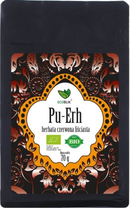 HERBATA CZERWONA LIŚCIASTA PU ERH BIO 70 g - ECOBLIK ECOBLIK (herbaty)