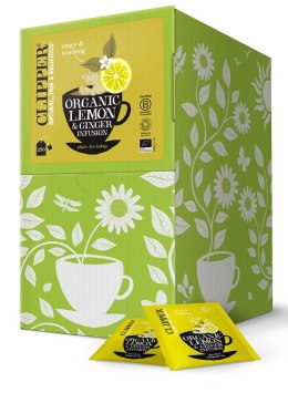 HERBATKA Z IMBIREM I CYTRYNĄ BIO (250 x 2,5 g) 625 g - CLIPPER CLIPPER (herbaty i herbatki)