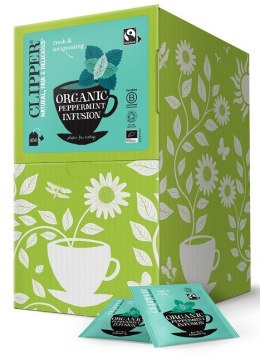 HERBATKA Z MIĘTY PIEPRZOWEJ FAIR TRADE BIO (250 x 1,5 g) 375 g - CLIPPER CLIPPER (herbaty i herbatki)