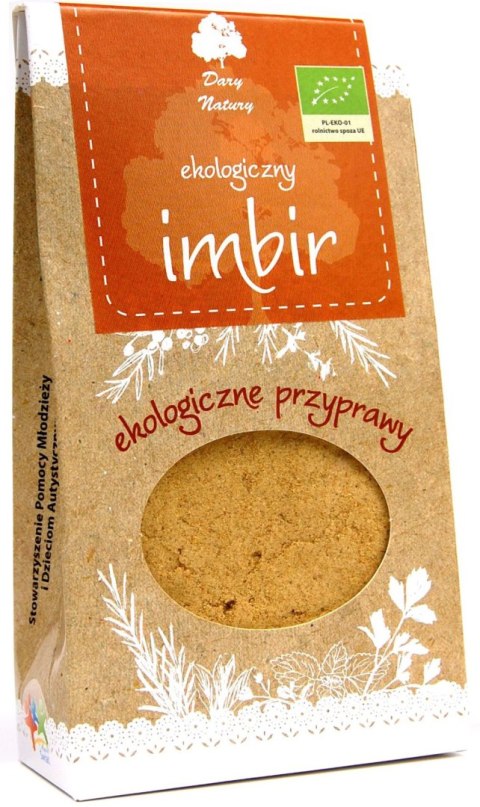 IMBIR MIELONY BIO 60 g - DARY NATURY DARY NATURY - przyprawy i zioła IMBIR MIELONY BIO 60 g - DARY NATURY DARY NATURY - przyprawy i zioła