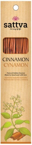 KADZIDEŁKA INDYJSKIE CYNAMON (15 szt.) 30 g - SATTVA (WELLNESS) SATTVA (kadzidła, kosmetyki) KADZIDEŁKA INDYJSKIE CYNAMON (15 szt.) 30 g - SATTVA (WELLNESS) SATTVA (kadzidła, kosmetyki)