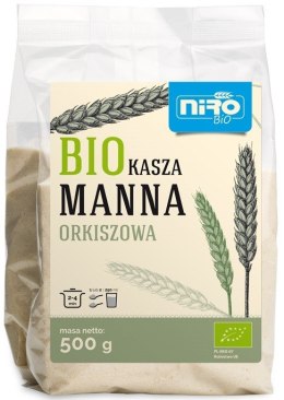 KASZA MANNA ORKISZOWA BIO 500 g - NIRO NIRO (makarony orkiszowe)